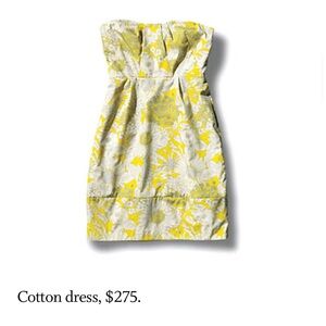 J crew strapless dress